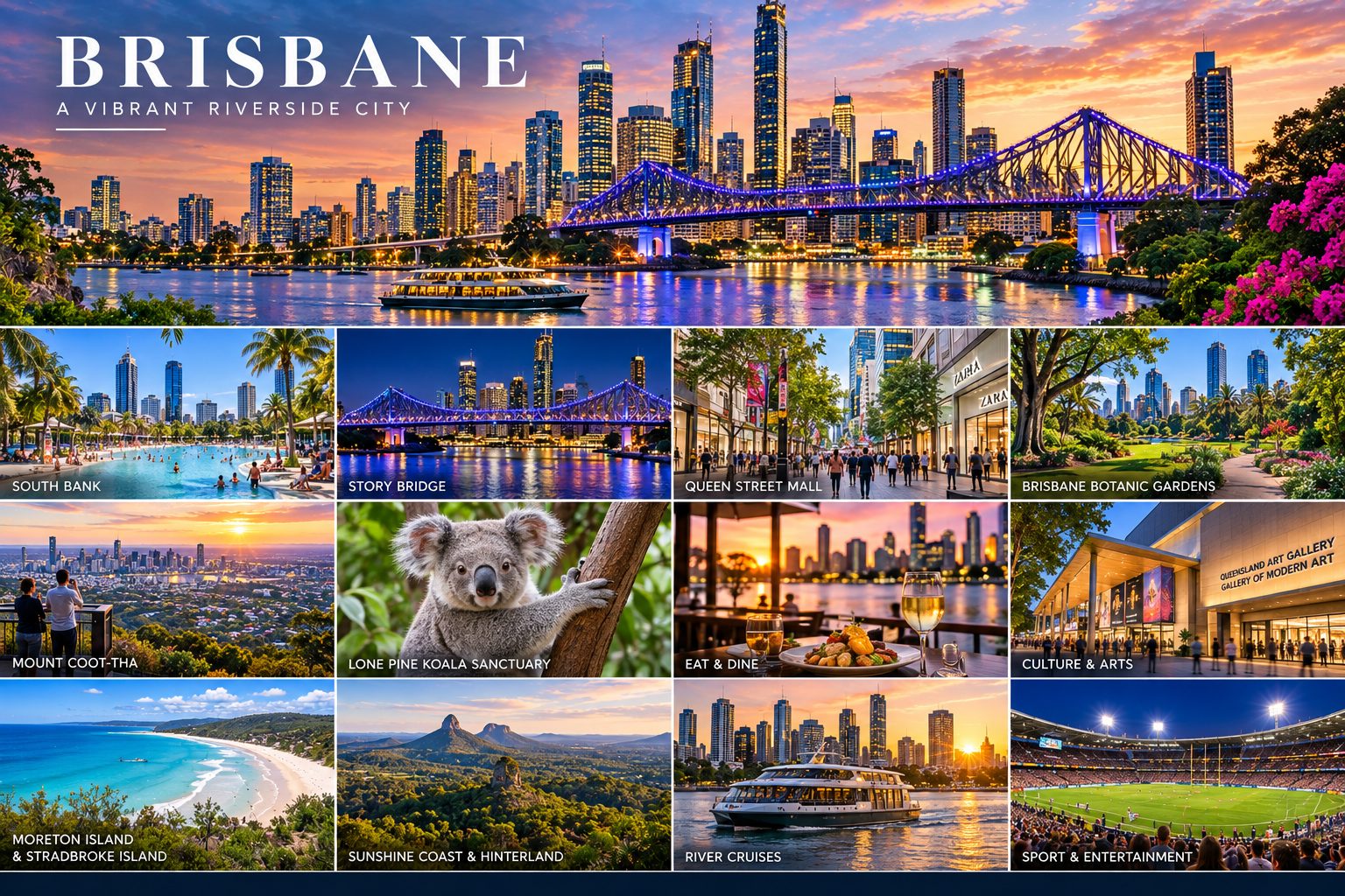 Brisbane highlights — top attractions and experiences