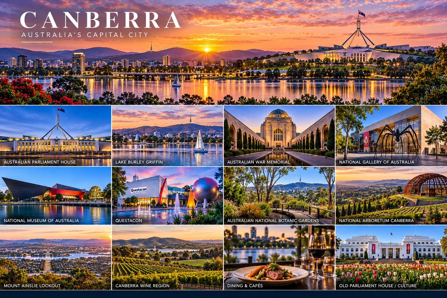 Canberra highlights — top attractions and experiences