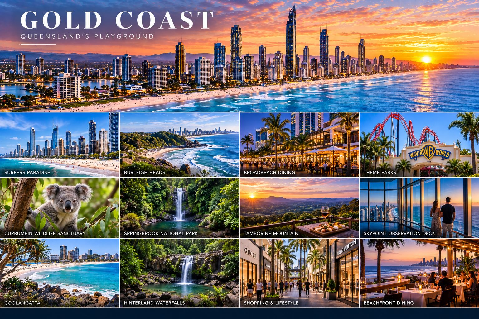 Gold Coast highlights — top attractions and experiences