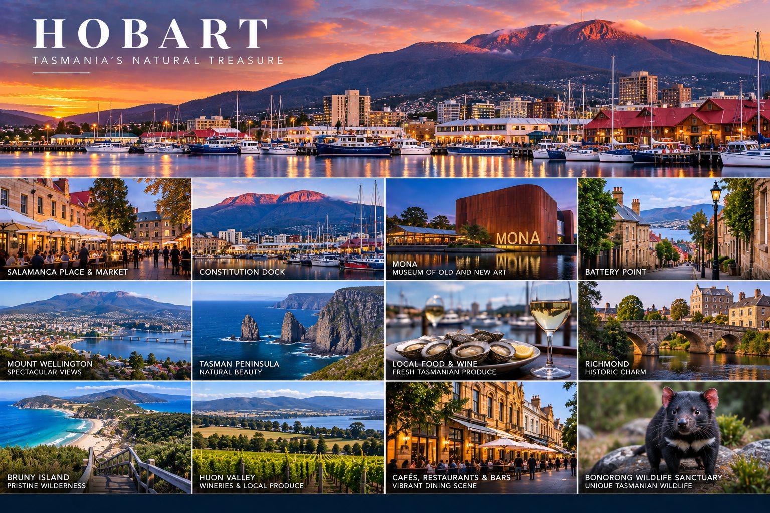 Hobart highlights — top attractions and experiences